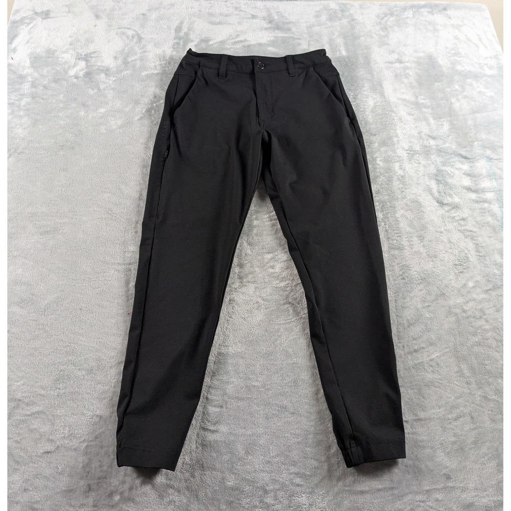 BYLT Everyday Jogger Pants Men 31x27.5  Black Slim Tapered Stretch Performance